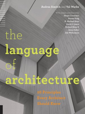 cover image of The Language of Architecture